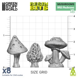 Green Stuff World - 3D geprint - Planten - Wilde Paddenstoelen XL
