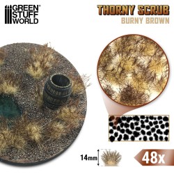 Green Stuff World - Thorn Bush - Burnt Brown