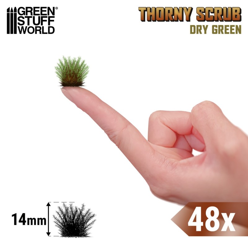 Green Stuff World - Thorn Bush - Dry Green