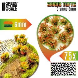 Green Stuff World - Bush Tufts 6mm - Oranje