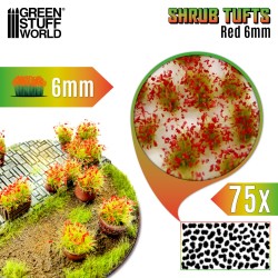 Green Stuff World - Bush Tufts 6mm - Red