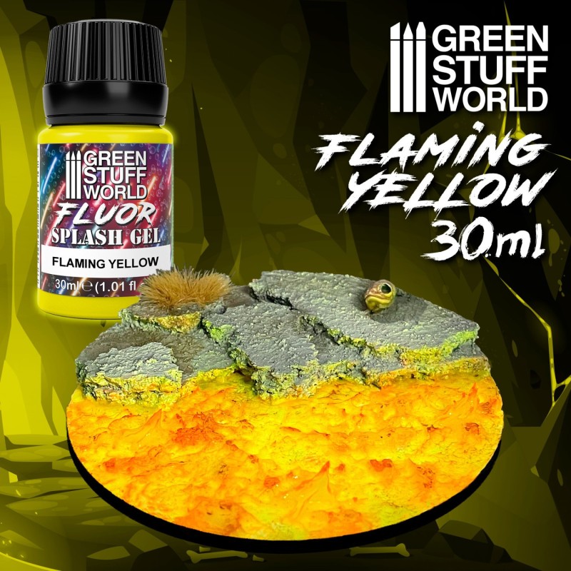 Green Stuff World - Splash Gel - Flaming Yellow