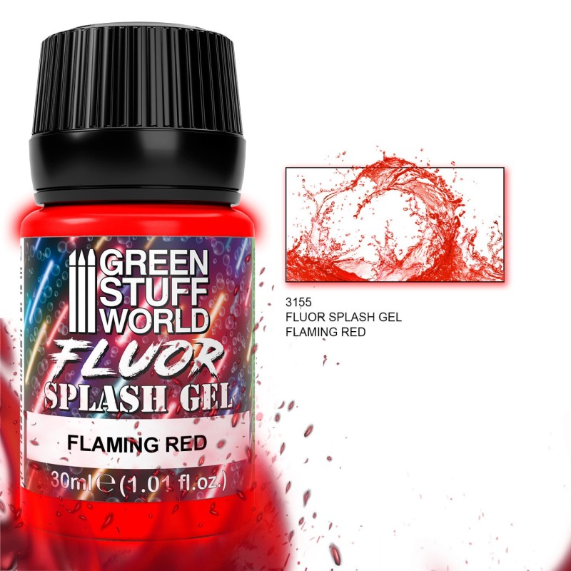 Green Stuff World - Splash Gel - Flaming Red