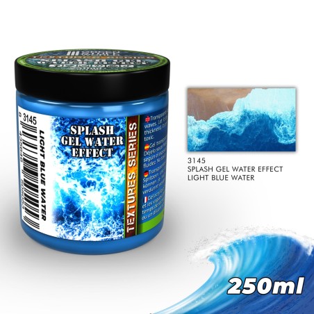 Green Stuff World - Gel effet eau - Bleu clair - 250ml