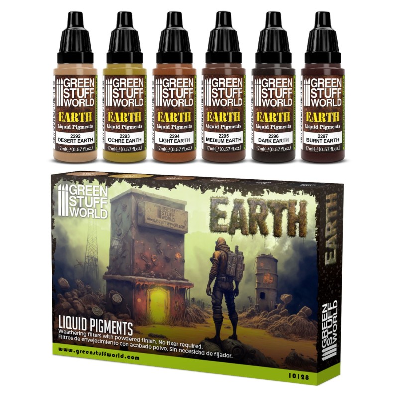Green Stuff World - Vloeibare Pigmentset - Aarde