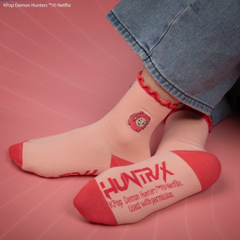 KPop Demon Hunters lot de 3 paires de chaussettes HUNTR/X