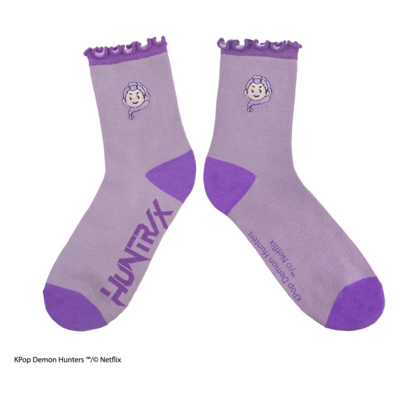 KPop Demon Hunters lot de 3 paires de chaussettes HUNTR/X