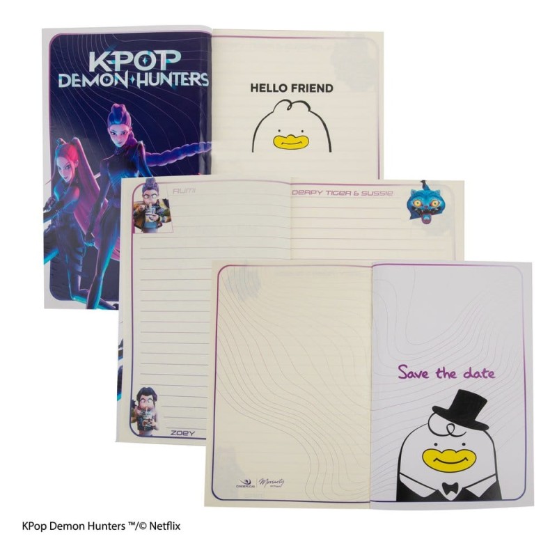 KPop Demon Hunters carnet HUNTR/X