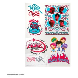 KPop Demon Hunters autocollants de tatouage KPop Demon Hunters