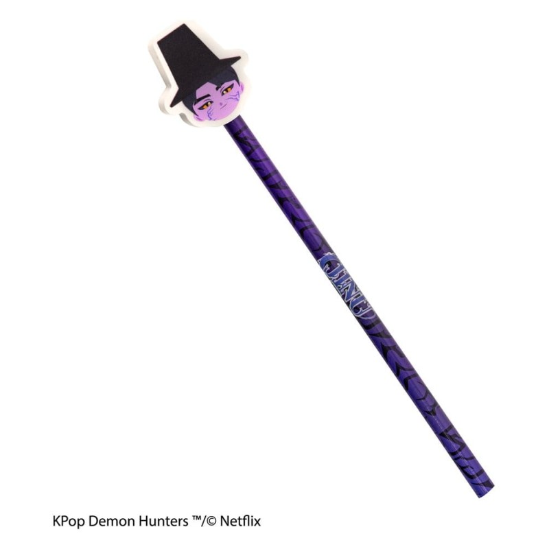 KPop Demon Hunters Crayons et Gommes Série 1 Présentoir (30)