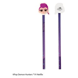 KPop Demon Hunters Crayons et Gommes Série 1 Présentoir (30)
