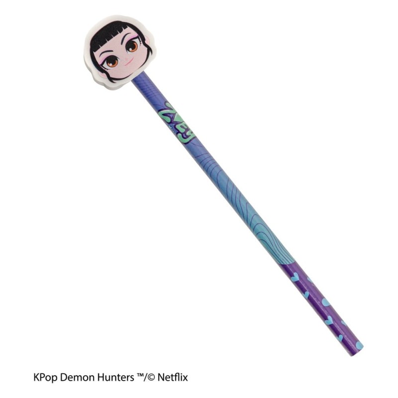 KPop Demon Hunters Crayons et Gommes Série 1 Présentoir (30)