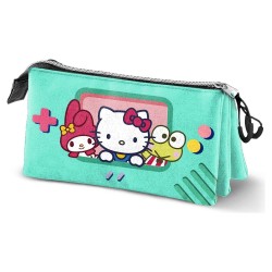 Sanrio Trousse triple Hello Kitty Videogame
