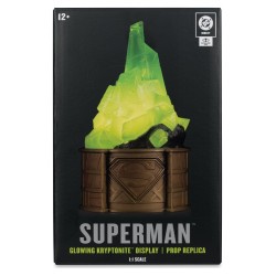 Superman DC Direct réplique 1/1 Kryptonite Display (Gold Label) 18 cm