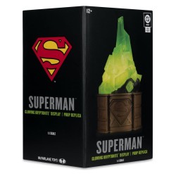 Superman DC Direct réplique 1/1 Kryptonite Display (Gold Label) 18 cm