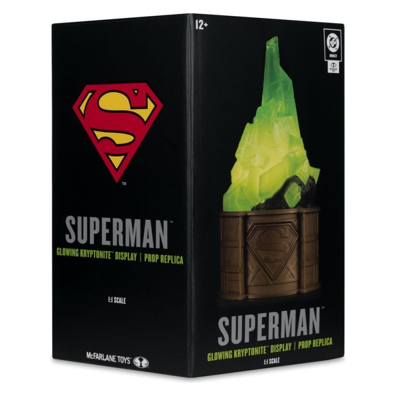 Superman DC Direct réplique 1/1 Kryptonite Display (Gold Label) 18 cm