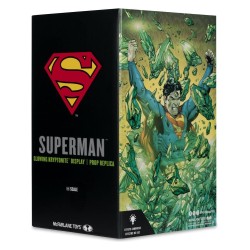 Superman DC Direct réplique 1/1 Kryptonite Display (Gold Label) 18 cm
