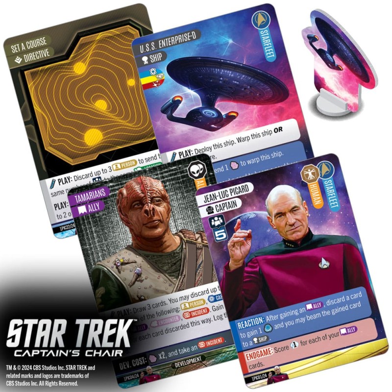 Star Trek: Captain's Chair Game Card Game *ENGLISH*