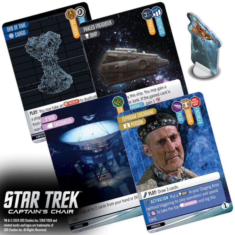 Star Trek: Captain's Chair Game Card Game *ENGLISH*