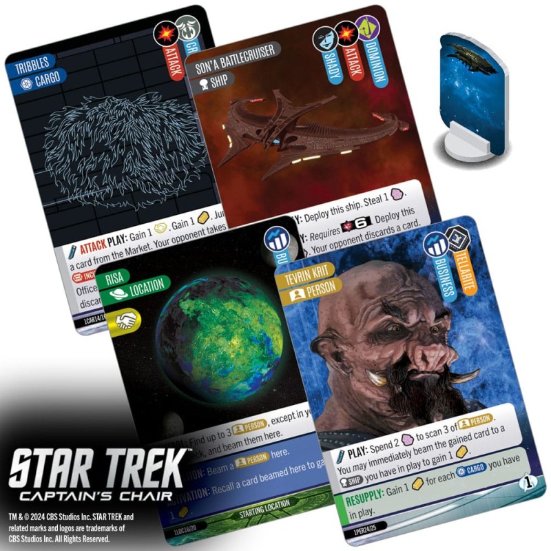 Star Trek: Captain's Chair Game Card Game *ENGLISH*
