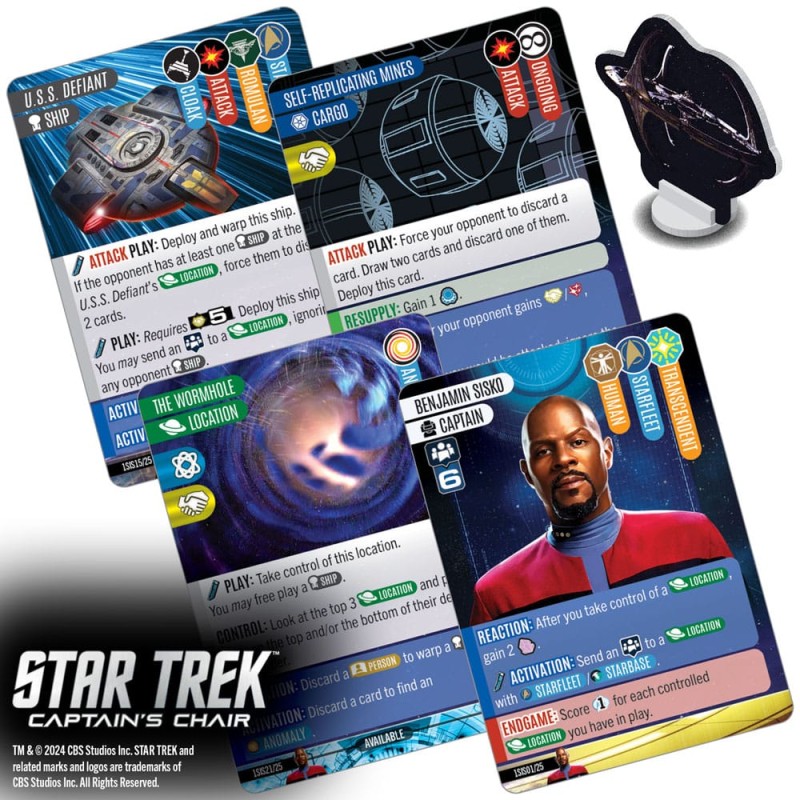 Star Trek: Captain's Chair Game Card Game *ENGLISH*