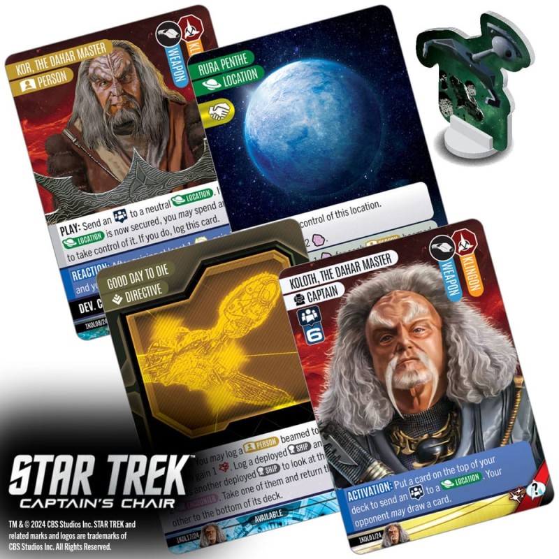 Star Trek: Captain's Chair Game jeu de cartes *ANGLAIS*