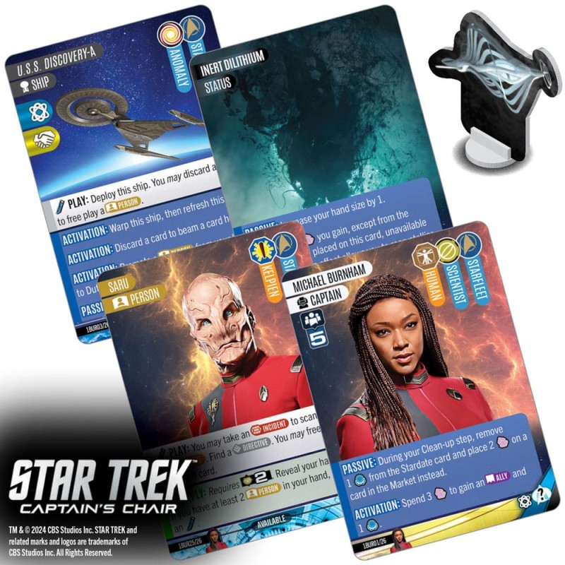 Star Trek: Captain's Chair Game Card Game *ENGLISH*