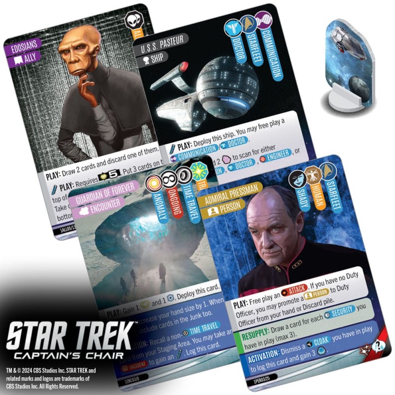 Star Trek: Captain's Chair Game Card Game *ENGLISH*