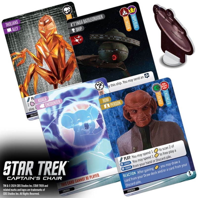 Star Trek: Captain's Chair Game Card Game *ENGLISH*