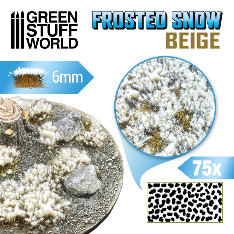 Green Stuff World - Frozen Tufts 6mm - Beige