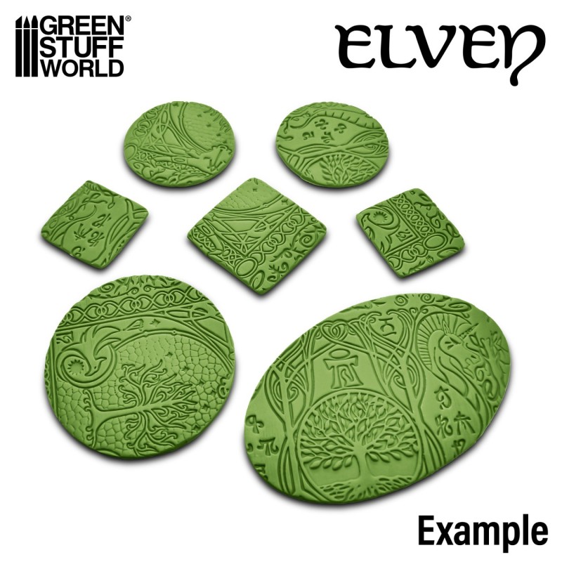 Green Stuff World - Getextureerde Roller - Elven