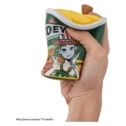 KPop Demon Hunters figurine anti-stress Squishy Zoey Hamburger Noodles