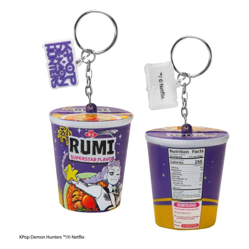 KPop Demon Hunters porte-clés squishy Rumi Superstar Flavor Noodles