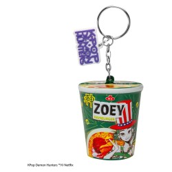 KPop Demon Hunters porte-clés squishy Zoey Hamburger Noodles
