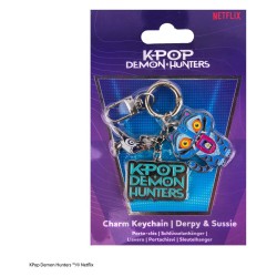 KPop Demon Hunters porte-clés à breloques Derpy & Sussie