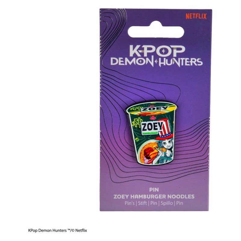 KPop Demon Hunters pin's Zoey Hamburger Noodles