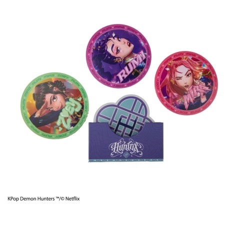 KPop Demon Hunters set de 4 sous-verres HUNTR/X