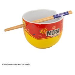 KPop Demon Hunters bol à ramen avec baguettes Mira Spice Queen