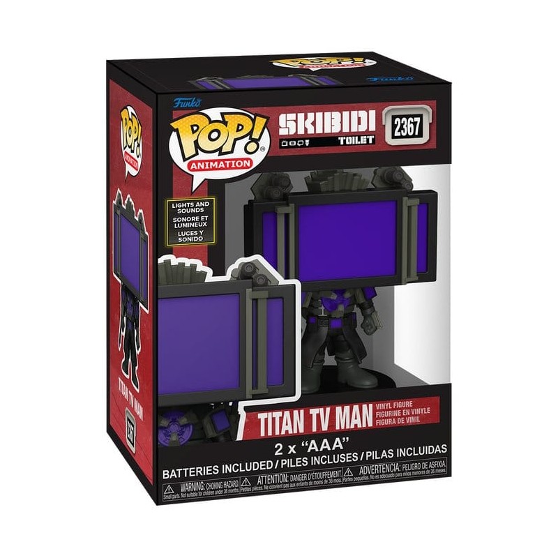 Skibidi Toilet Figurine Super Sized POP! Vinyl Titan TV Man(SFX) 10 cm