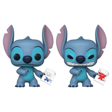 Lilo & Stitch POP! Vinyl figurine Stitch with Mood Chart 9 cm
