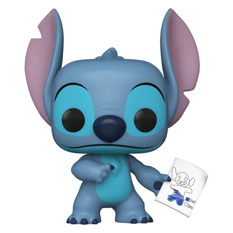 Lilo & Stitch POP! Vinyl figurine Stitch with Mood Chart 9 cm