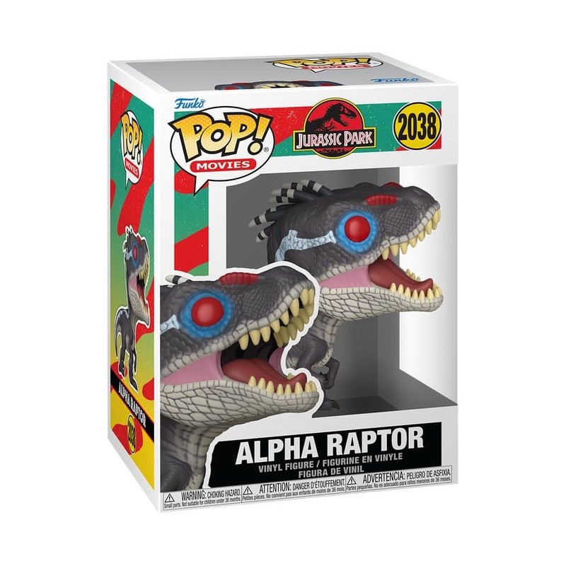 Jurassic Park POP! Movies Vinyl figurine Alpha Raptor 9 cm