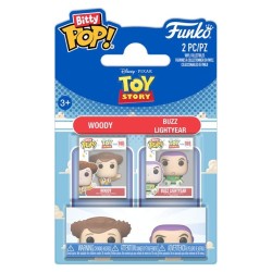 Toy Story Bitty POP! Vinyl figurines Woody & Buzz Lightyear 2 cm