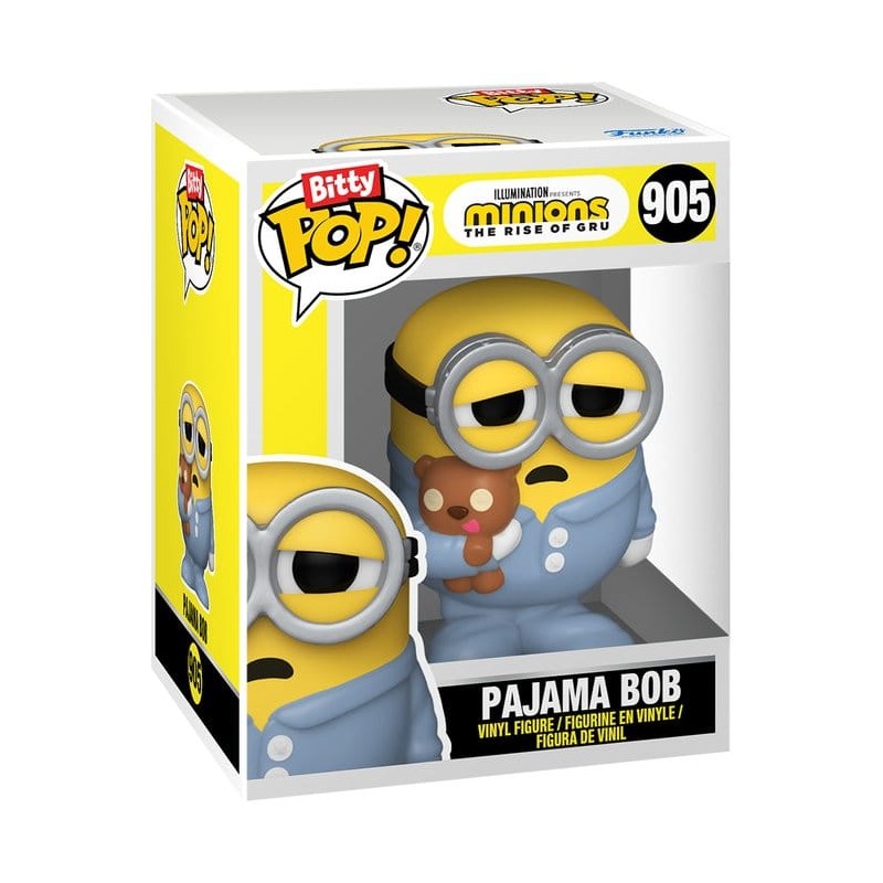 Minions Bitty POP! Vinyl figurines Pajama Bob & Tourist Dave 2 cm