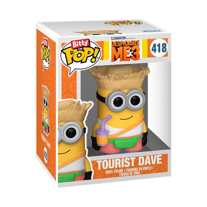 Minions Bitty POP! Vinyl figurines Pajama Bob & Tourist Dave 2 cm