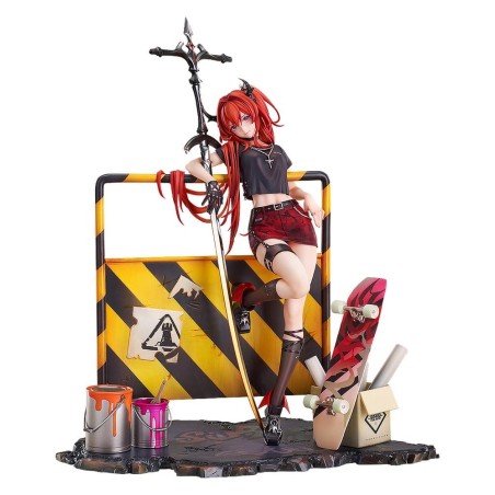 Arknights figurine PVC 1/7 Surtr: Liberté/Échec VER. 29 cm