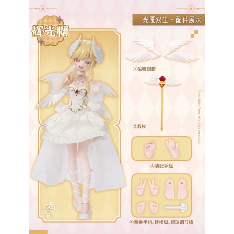 Original Character assortiment Figure Angel & Demon blind box assortiment MJD Poupée Blind Box 22 cm Assortment (6)