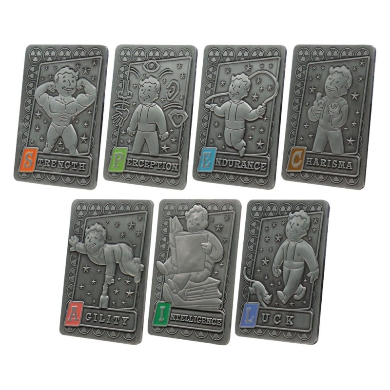 Fallout Ingots with Album S.P.E.C.I.A.L. Perk Card Collector’s Album