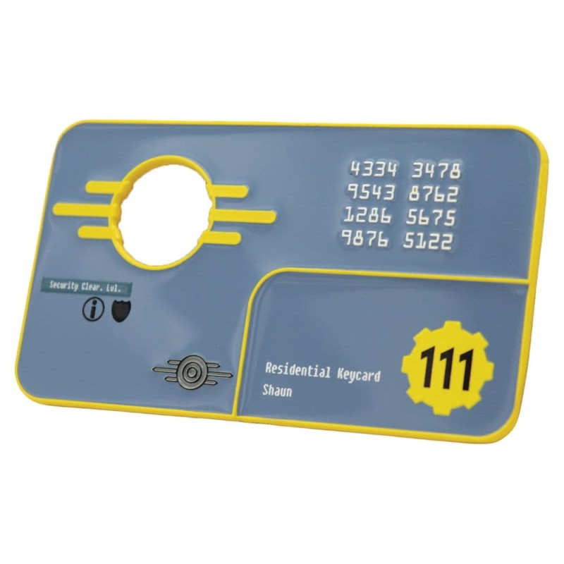 Fallout réplique Security Keycard Vault 111 Limited Edition 11 cm
