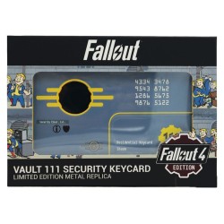 Fallout réplique Security Keycard Vault 111 Limited Edition 11 cm